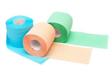 Roll of a toilet paper clipart