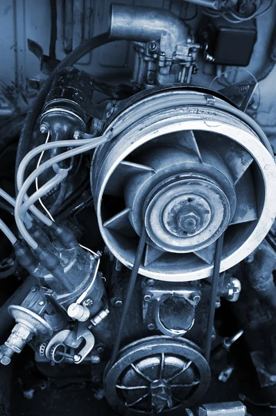 Двигатель с воздушным охлаждением — стоковое фото