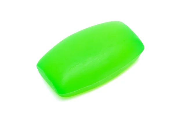 Кусок зелёного мыла — стоковое фото