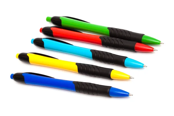 Renkli tükenmez kalem — Stok fotoğraf
