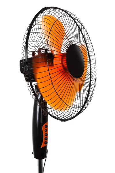 Moderner orangefarbener Fan — Stockfoto
