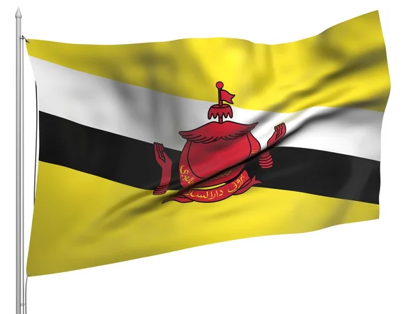 Pod vlajkou Brunej - všechny země — Stock fotografie