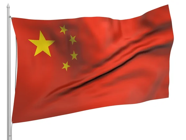 Flagg av Kina - alla länder — Stockfoto