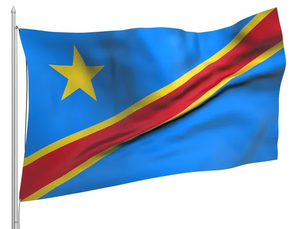 Bandera de Congo República Democrática - Todos los países —  Fotos de Stock