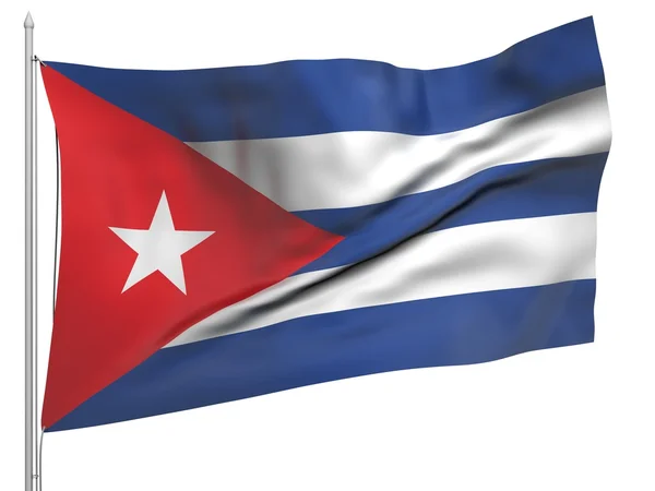 Flagg Kuba - alla länder — Stockfoto