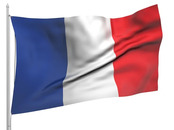 Που φέρουν τη σημαία της Γαλλίας - όλες τις χώρες — Φωτογραφία Αρχείου