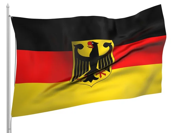 Flagge Deutschlands - alle Länder — Stockfoto