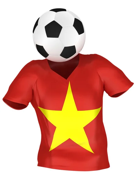Voetbalelftal van vietnam alle teams collectie — Stockfoto