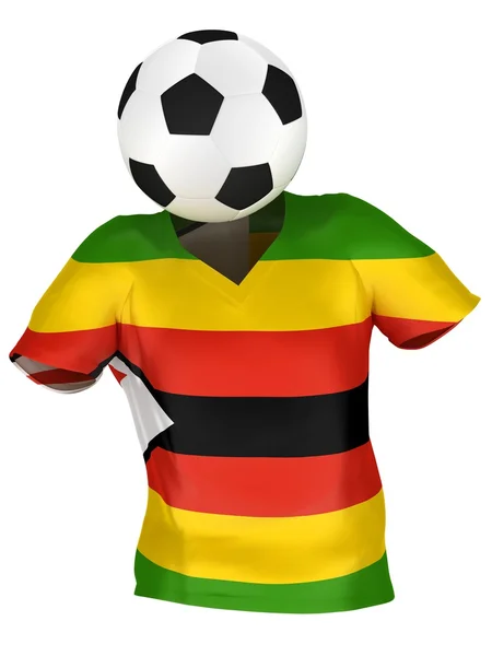 Národní fotbalový tým Zimbabwe všechny týmy kolekce — Stock fotografie