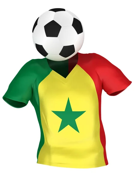 Selección Nacional de Fútbol de Senegal (Senegal) Colección de Equipos de Fútbol —  Fotos de Stock