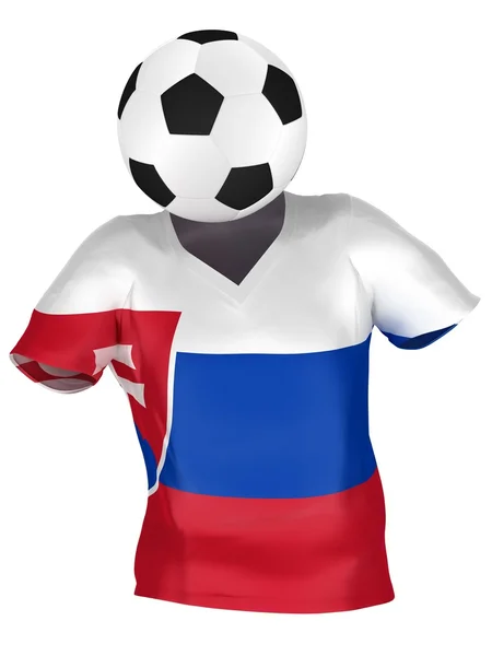 Seleção Eslovaca de Futebol. Coleção de todas as equipes  . — Fotografia de Stock