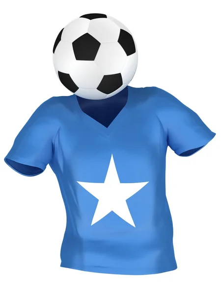 Fußballnationalmannschaft Somalias. Sammlung aller Teams . — Stockfoto