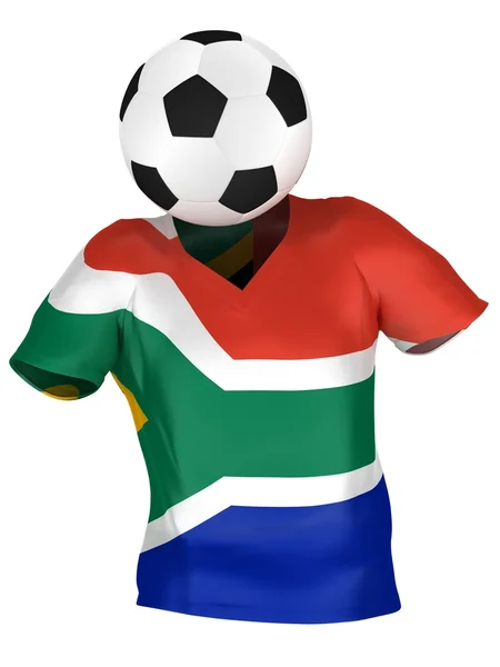 Piłce nożnej w RPA. wszystkie zespoły kolekcja . — Zdjęcie stockowe