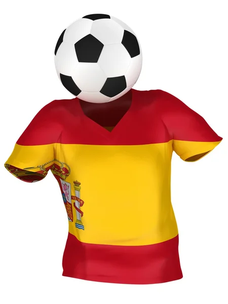 Spaniens Fußballnationalmannschaft. Sammlung aller Teams . — Stockfoto