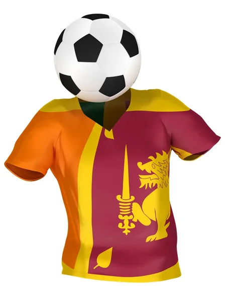 Národní fotbalový tým Srí Lanky. všechny týmy kolekce . — Stock fotografie
