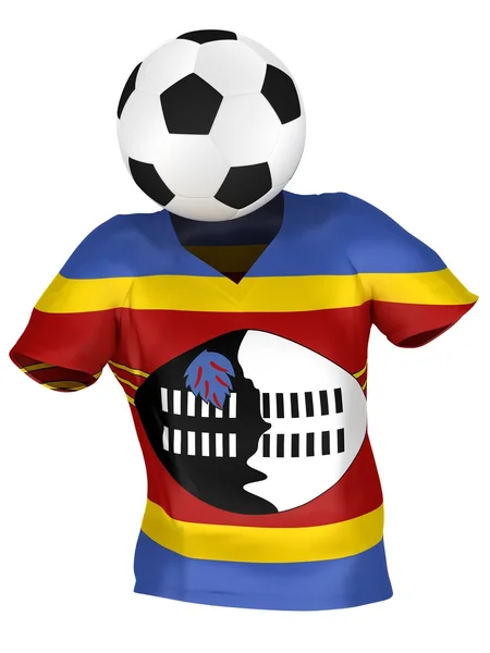 Equipe Nacional de Futebol da Suazilândia. Coleção de todas as equipes  . — Fotografia de Stock