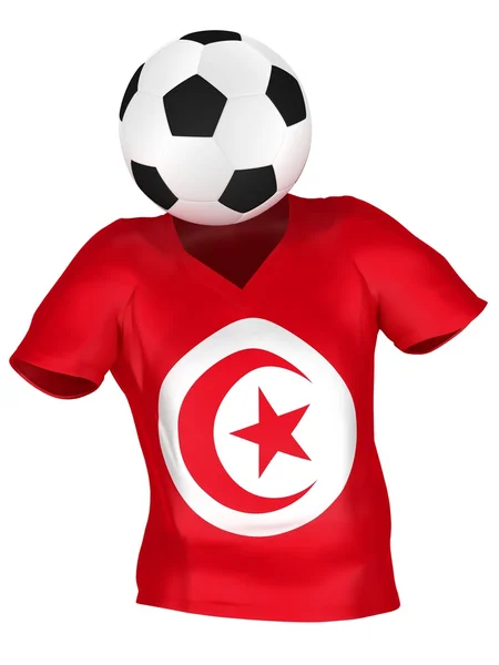 Národní fotbalový tým z Tuniska. všechny týmy kolekce . — Stock fotografie