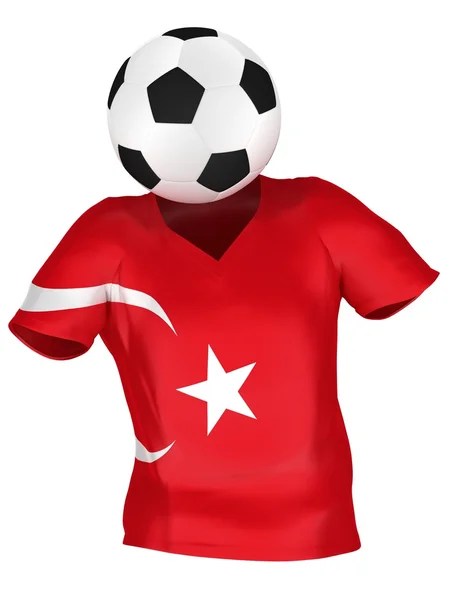 Equipe Nacional de Futebol da Turquia. Coleção de todas as equipes  . — Fotografia de Stock