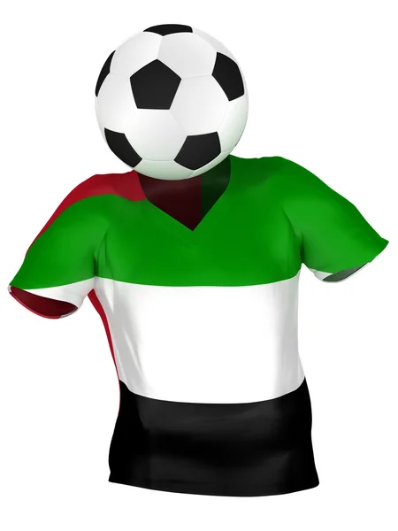 Medborgarefotbolllag av Förenade Arabemiraten — Stockfoto