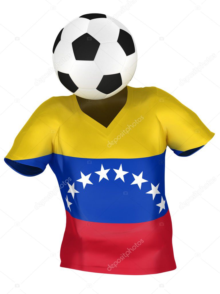 national-soccer-team-of-venezuela-all-teams-collection-stock