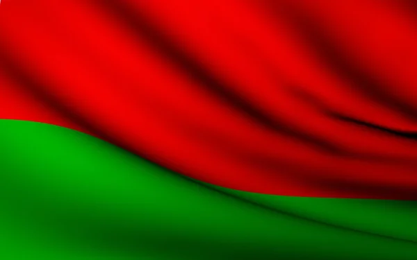Flying Flag of Belarus . All Countries Collection . — Stock Photo, Image