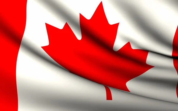 Που φέρουν τη σημαία του Καναδά. όλη τη συλλογή χώρες . — Φωτογραφία Αρχείου