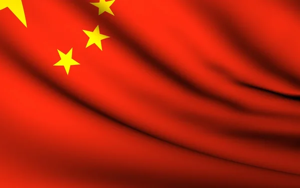 Bandeira voadora da China. Todos os países Coleção  . — Fotografia de Stock