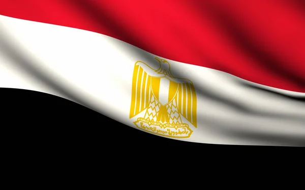 이집트의 깃발을 비행 합니다. 모든 국가 컬렉션 . — 스톡 사진
