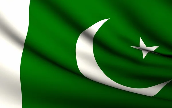 Bandeira voadora do Paquistão. Todos os países Coleção  . — Fotografia de Stock