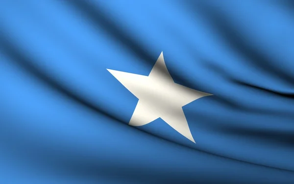 Bandiera della Somalia. Collezione di tutti i paesi  . — Foto Stock
