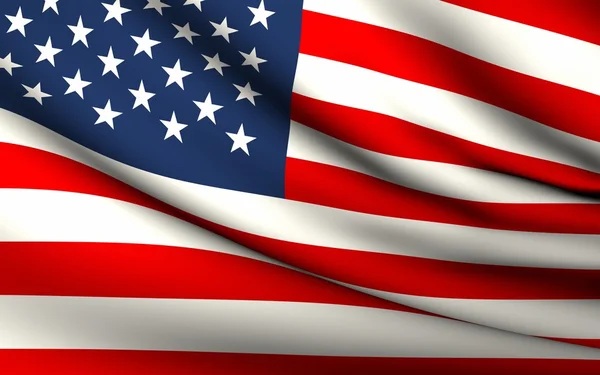 Флаг Соединённых Штатов Америки. Коллекция всех стран  . — стоковое фото