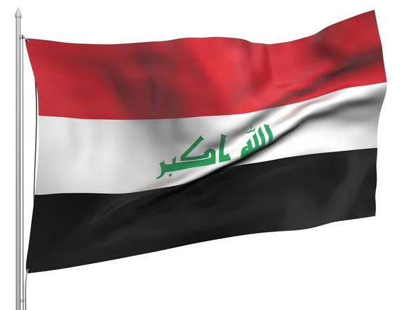 Που φέρουν τη σημαία του Ιράκ - όλες τις χώρες — Φωτογραφία Αρχείου