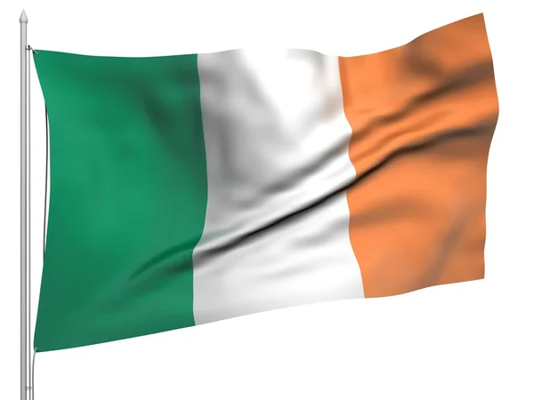 아일랜드-모든 국가 깃발을 비행 — 스톡 사진