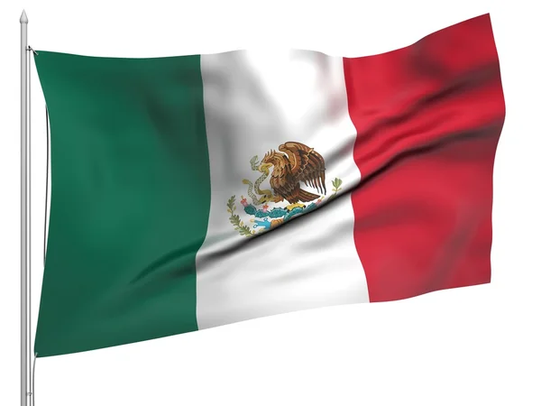 Flagge Mexikos - alle Länder — Stockfoto