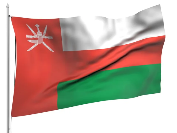 Bandeira de Omã - Todos os Países — Fotografia de Stock