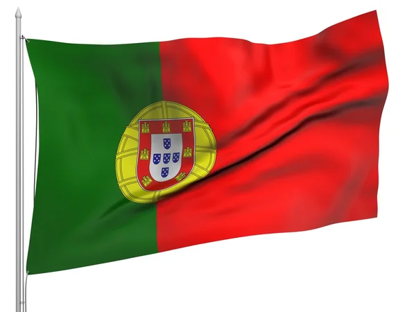 葡萄牙-所有国家的国旗 — 图库照片