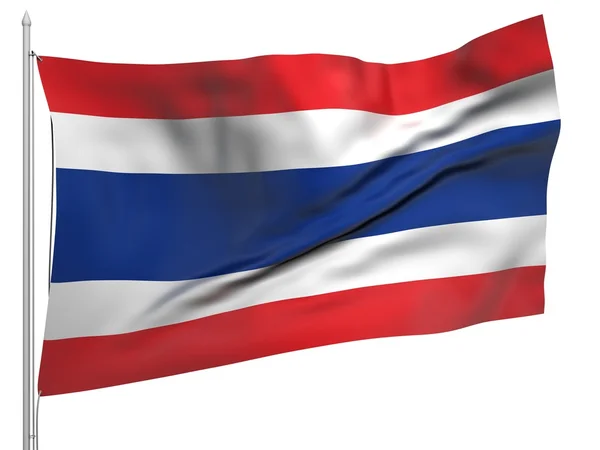Vlag van thailand - alle landen — Stockfoto