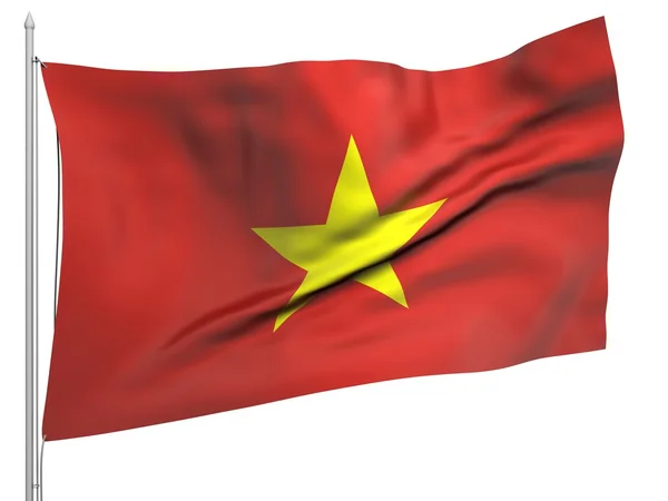 Flagge Vietnams - alle Länder — Stockfoto