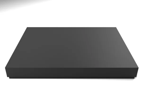 Черный ящик изолирован на белом фоне — стоковое фото