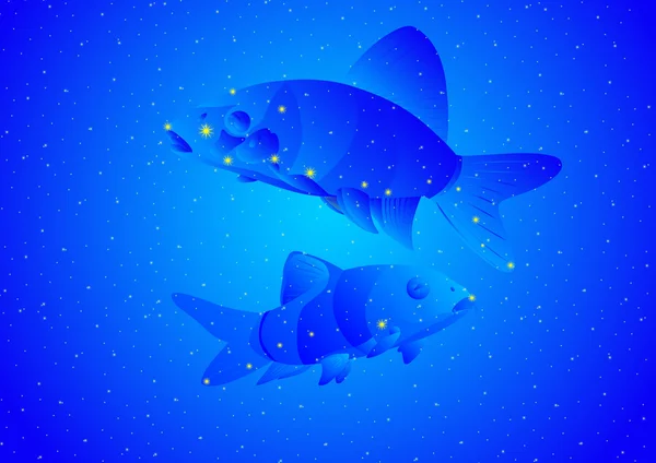 Souhvězdí ryb — Stock fotografie