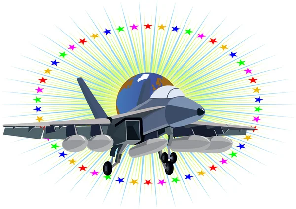 Fighter sjö-flyg — Stockfoto