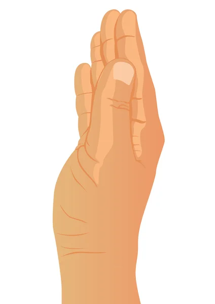Ludzką ręką — Zdjęcie stockowe