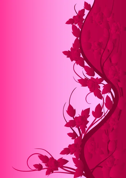 Фиолетовый узор роз — стоковое фото