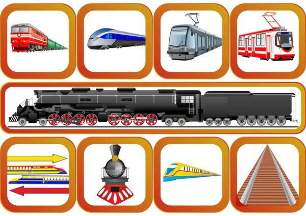 Vervoer spoorwegen — Stockfoto