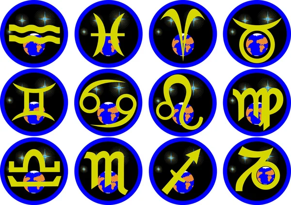 Zodiac Signs — Stock Photo, Image