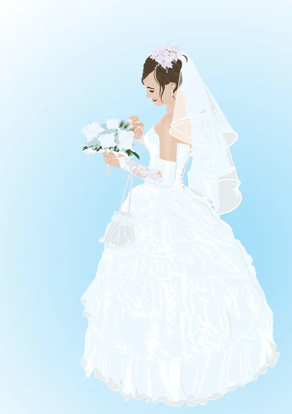 Bride. — Stock Vector