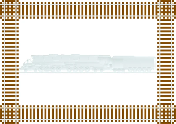 Chemin de fer — Image vectorielle