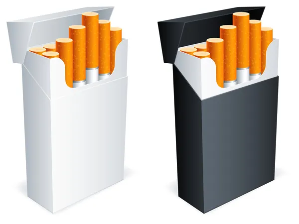 Пачка сигарет . — стоковый вектор