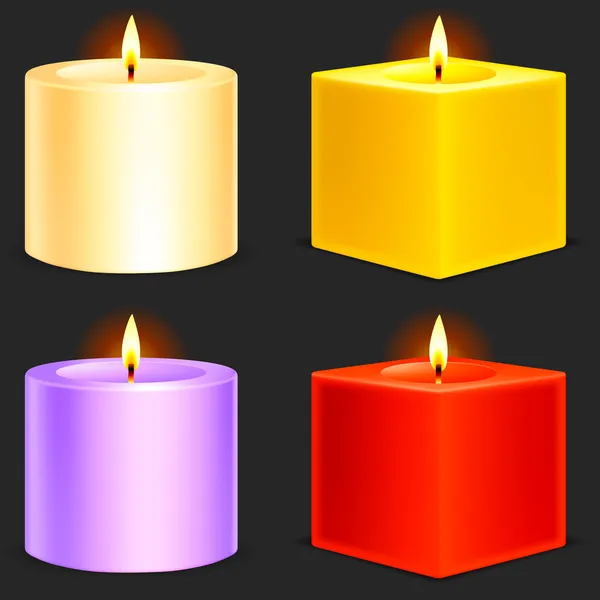 Svíčky. — Stockový vektor