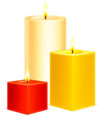 Candles. clipart